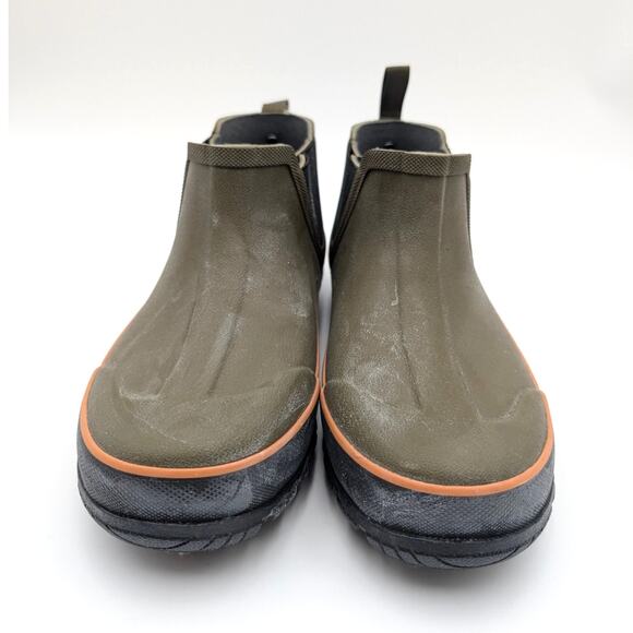 Bogs Digger Slip On Rubber Waterproof Boots Men's Olive Green Size US8 EU41 - Picture 2 of 11